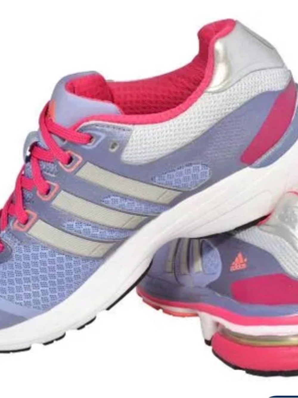 adidas Women’s Lavender and Hot Pink Athletic Running Shoes
